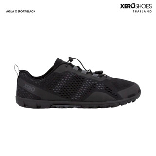 XERO SHOES Barefoot shoe รองเท้าผ้าใบรุ่น AQUA X SPORT ผู้ชาย สี Black รองเท้าเทรล ลุยน้ำ ARM-BLK
