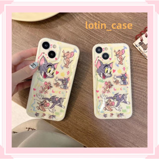 🎁ส่งของขวัญ🎁เคสไอโฟน สำหรับ 11 13 for iPhone Case 14 12 Pro Max การ์ตูน น่ารัก น่าสนใจ กันกระแทก ปกป้อง เคสโทรศัพท์