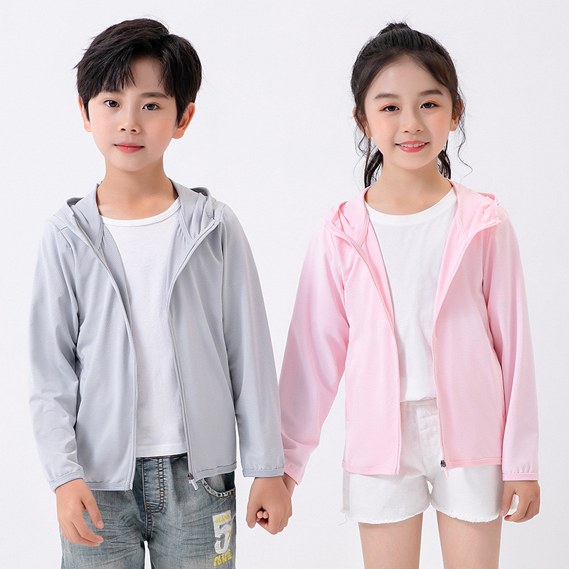 พร้อมส่งจากไทย‼️ เสื้อกัน UV / UPF50+ เด็ก กันลม กันแดด เกรดดี เสื้อคลุม ผ้าใส่สบายนุ่มๆ J73