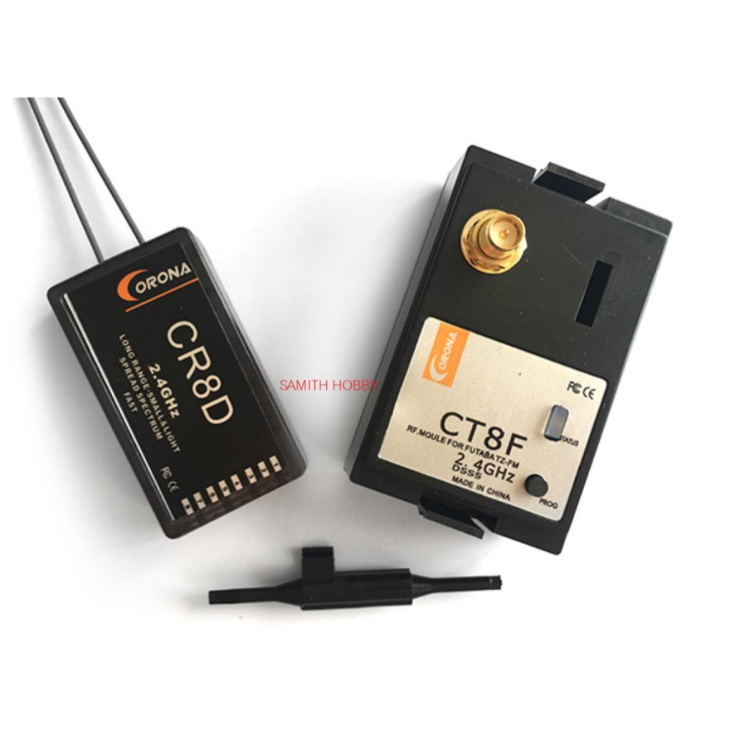 CORONA  CT8F+CR8D Compatible with Radios:Futaba:FF9/9Z/3PM/3PK/7U/8U/8J/FN series