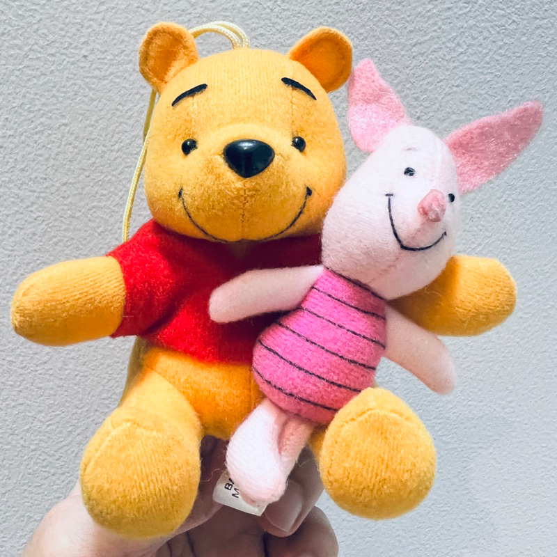 #ตุ๊กตา #หมีพูห์ กับ #หมูพิกเล็ต #น่ารักสุดๆ #ตัวติดกัน #ดิสนีย์ #Disney #Pooh #Bear #Piglet Bandai ด้านหลังใส่ถุงหอมได้