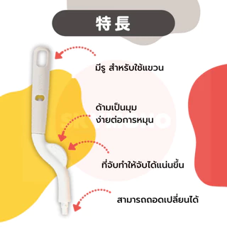 แปรงล้างขวดนม Pigeon แปรงล้างจุกนม หัวฟองน้ำ หุมนได้ 360 องศา นำเข้าญี่ปุ่น