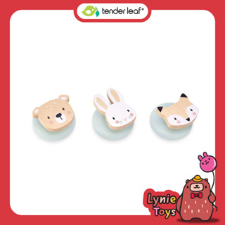 Tender Leaf Toys เฟอร์นิเจอร์เด็ก เฟอร์นิเจอร์ไม้ ตะขอลายสัตว์น้อย Forest Hooks