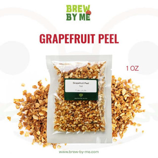 Grapefruit Peel เปลือกเกรปฟรุต แบบแห้ง 1oz (28 กรัม) สำหรับ เบียร์ ไวน์ cocktail cordial infusion syrup หรือ ชา