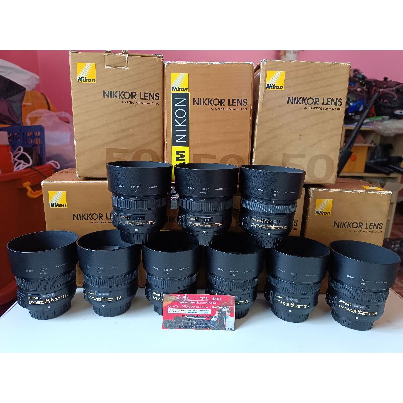 เลนส์ Nikon 50 F1.8G ไม่มีกล่อง กล้องมือสอง เลนส์มือสอง