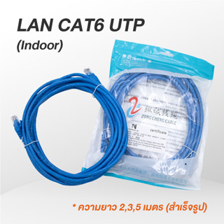 สายแลน ​Cat6 2-3-5 เมตร สาย Lan 10/100/1000 Cable RJ45 สำหรับ PC แล็ปท็อป, เราเตอร์