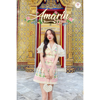 Amarin dress ชุดไทยจิตรลดาแบบสั้นมาแล้วว สวยหรู ผู้ดีใส่ง่ายมาก แขนระบายไม่คัน มีซับใน ใส่ออกงาน ทำงาน ใส่ได้ทุกโอกาส