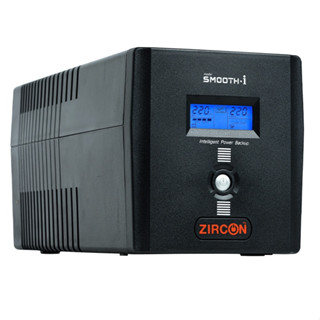 UPS (เครื่องสำรองไฟฟ้า) ZIRCON รุ่น Smooth-I (1200VA/720w) 8 เต้ารับสำรองไฟ | 2 ช่องเสียบ Printer และอื่นๆ ประกัน 2 ปี