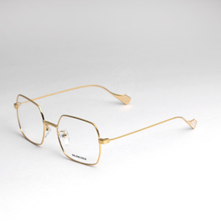 กรอบแว่นตา BALENCIAGA รุ่น BB0090O 003 SIZE 54 MM. (GOLD-GOLD-TRANSPARENT)