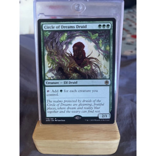 การ์ด MTG Circle of Dream Druid Green Magic the Gathering EDH รุ่น AFR สภาพ Nm