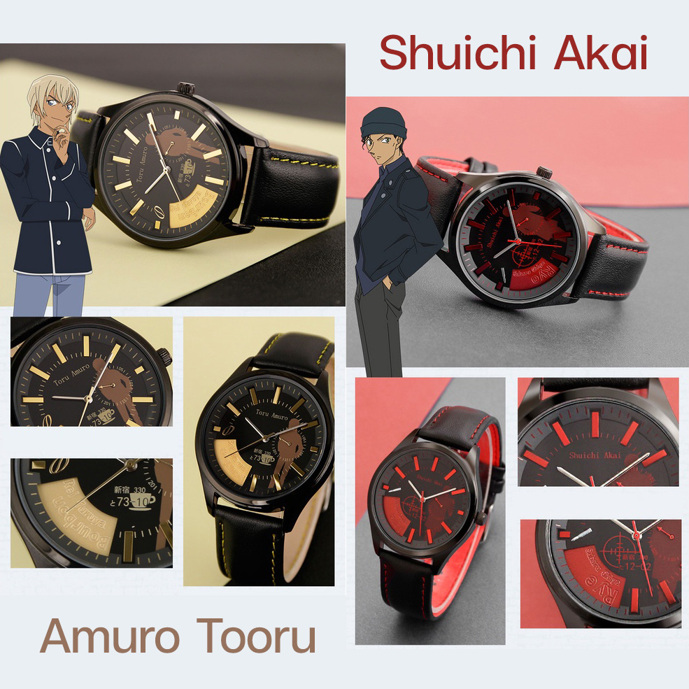 นาฬิกาโคนัน ลิขสิทธิ์แท้ ผ่อน 0% พรีออเดอร์ 2-4 สัปดาห์ รุ่น Conan four-hand quartz watch