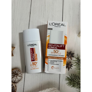 LOréal Paris Revitalift Clinical Vitamin C UV Fluid SPF50+ 50ml / ครีมกันแดด SPF 50+ ของแท้จาก shop ตุรกี