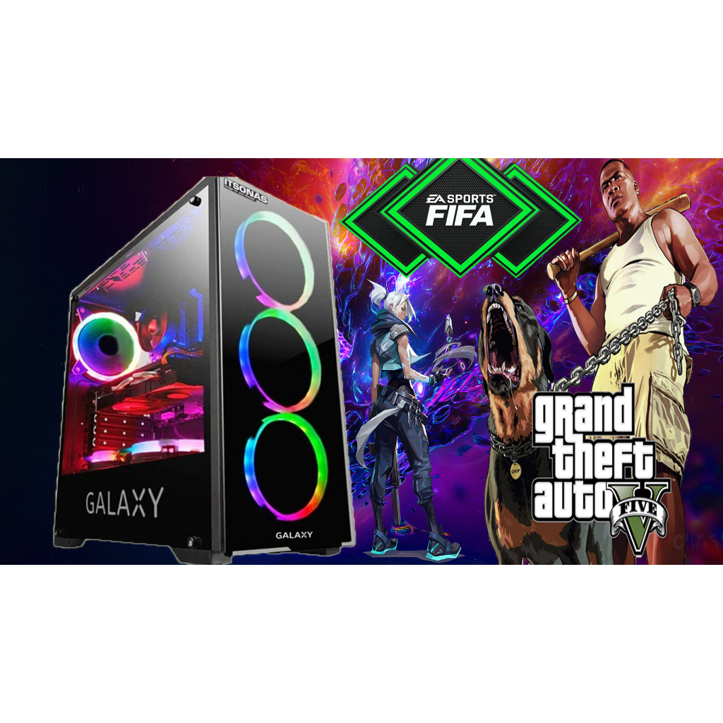 Gaming PC ☑️Core i7 @6th Gen ☑️8GB RAM + SSD + HDD ☑️GTX 750ti 2GB Graphics Card ☑️GTAV ☑️Fivem ☑️PU