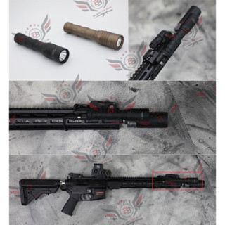 ไฟฉายติดปืน Modlite รุ่น WML PLHv2-18650 (รุ่นยาว) (หลอดLED) (Modlite WML PLHv2-18650 Light) (Weapon Mounted Light)  ● ข