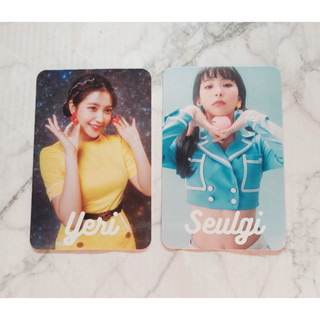 การ์ด เยริ ซึลกิ ของแท้จาก CD อัลบั้ม Red Velvet - #Cookie Jar Japanese Album ของแท้ พร้อมส่ง Kpop Card Yeri Seulgi Rvv