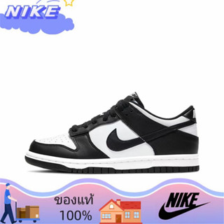 （ยิงจริง）Nike SB Dunk Low "White/Black" รองเท้าวิ่ง รองเท้า nike DD1391-100 DD1503-101