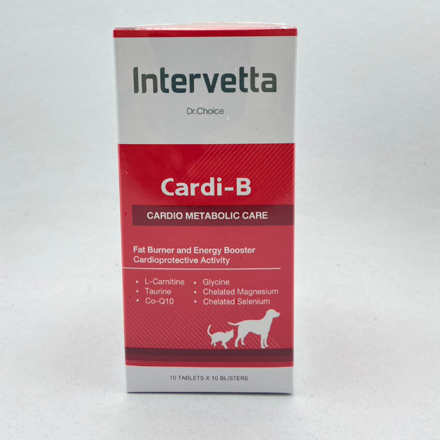 Dr.Choice Cardi-B อาหารเสริมเพื่อช่วยบำรุงหัวใจสำหรับสุนัขและแมว 12/25