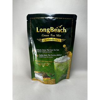 ลองบีชชาเขียวไทย (400g.) LongBeach Thai Green Tea ชาเย็น /ชานมเย็น /ชาไข่มุก /ชาไทย /ชาเขียว