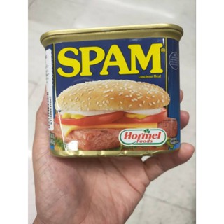 Spam Luncheon Meat 340g.เนื้อหมูบดอัดก้อนปรุงรส 340กรัม