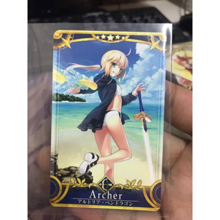 การ์ดสุ่มตู้Arcade อาเคต Fate grand order 5ดาว มือ1 ไม่มีตำหนิ