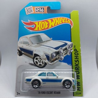 รถเหล็ก Hotwheels 70 FORD ESCORT RS1600 (ib28)