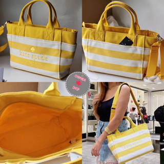 Kate Spade  Jett Small Tote💛🤍 แท้💯