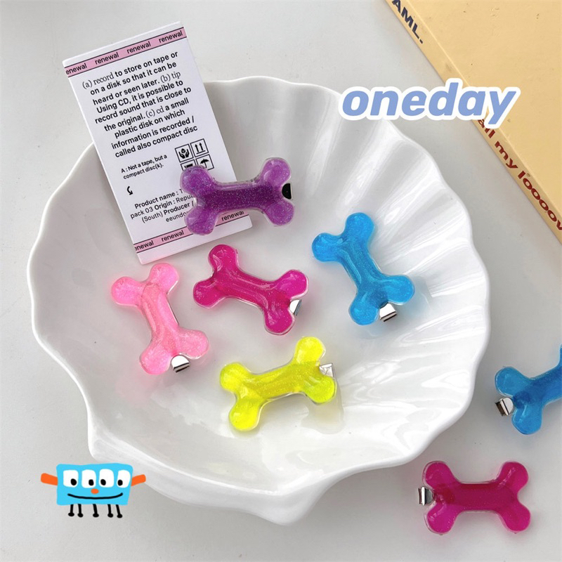 Cute 146 กิ๊บติดผม กิ๊บหนีบผมกระดูกหมาน้อยสีสดใส