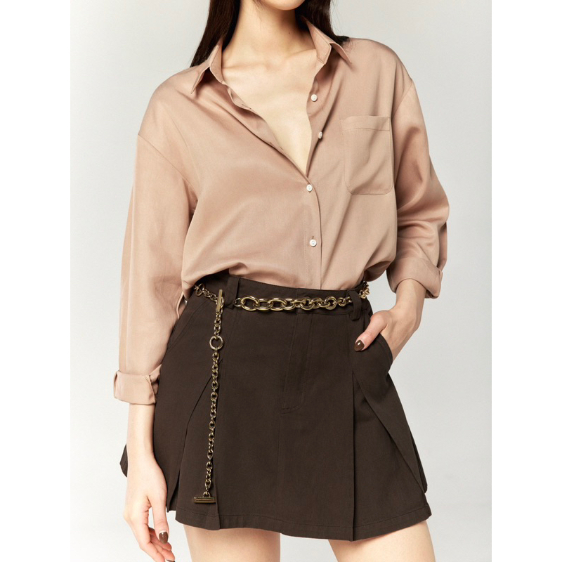 Aliotte - Quinn Shirt เสื้อเชิ้ตกระเป๋าข้างเดียว