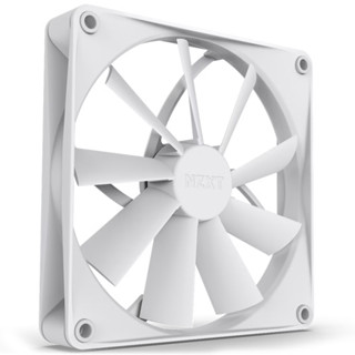 NZXT ( พัดลมระบายความร้อน แบบติดเคส ) F140 Q BLACK / WHITE 1 x140MM FAN WARRANTY 2Y