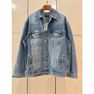 BALENCIAGA SPRAY DENIM JACKET