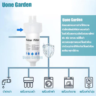 Uone Garden W243 ฟิลเตอร์กรองน้ำ ถอดเปลี่ยนไส้กรองได้ กรองน้ำ กรอง ฝักบัว ไส้กรอง11cm