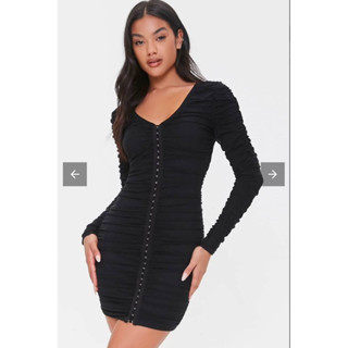 Bodycon Hook Dress เดรสรัดรูป แบรนด์ Forever21