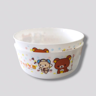 ชาม พลาสติก ขนาด 6.5 นิ้ว ลายลิลัคคุมะ Rilakkuma รุ่น PB-2065