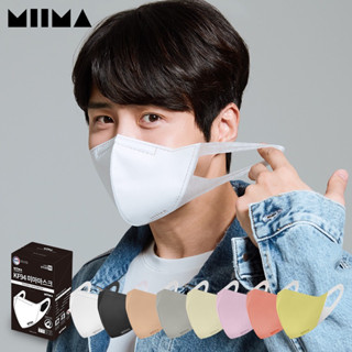 คิมซอนโฮ - หน้ากาก Miima KF94 Mask (สีขาว/ดำ) แพ็ค 10/30 ชิ้น