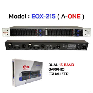 A-One EQX-215 อีคิวปรับเสียง eq ปรับแต่งเสียง Equalizer Dual Channel 15-Band