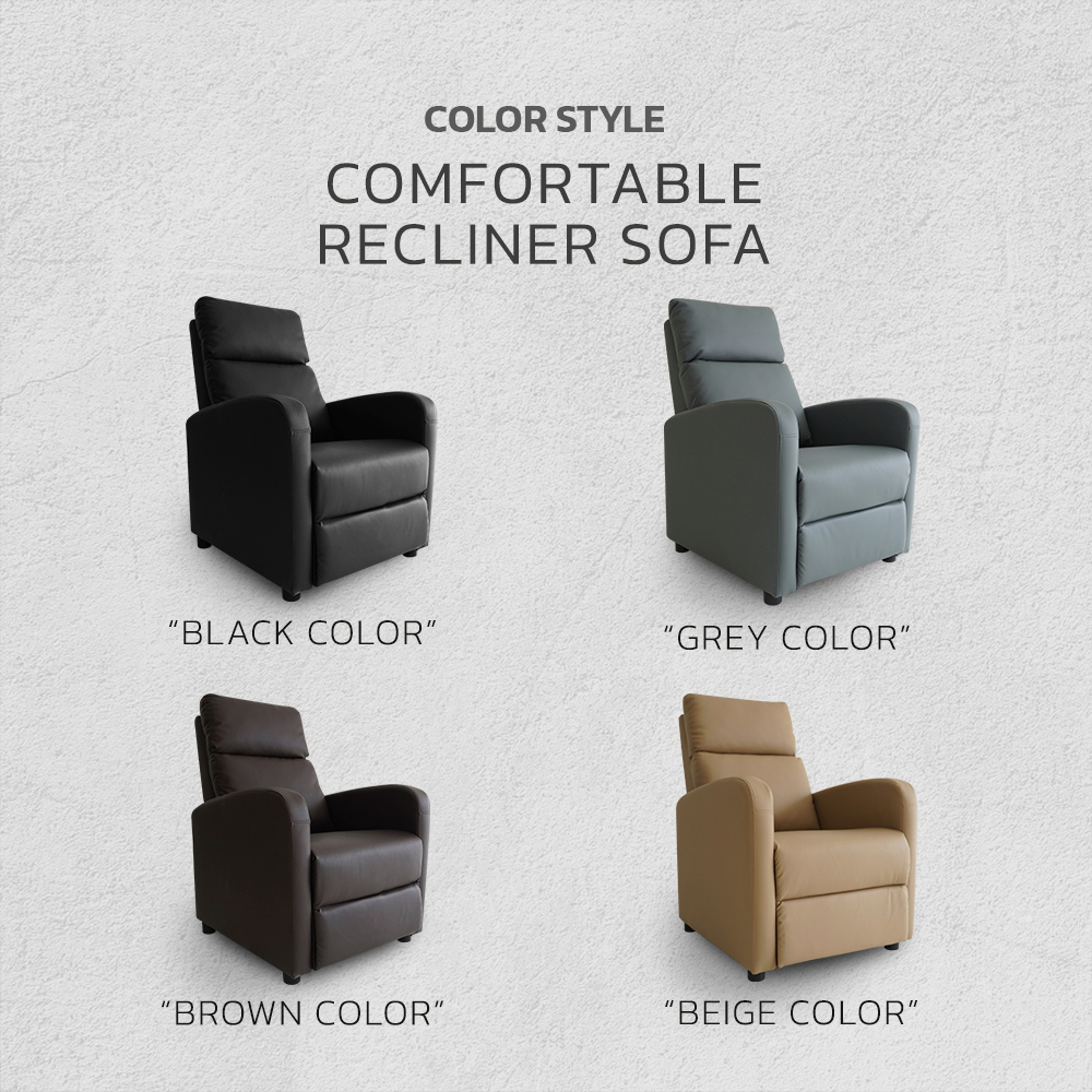 โซฟาพักผ่อน ปรับเอนนอน เก้าอี้ปรับนอน Recliner Sofa Relax รุ่น RSF-666