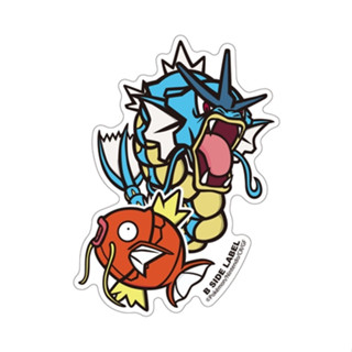 [ส่งตรงจากญี่ปุ่น] B - Side Label สติกเกอร์โปเกม่อน Magikarp &amp; Gyarados Japan ใหม่