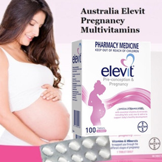 Elevit Pregnancy Multivitamin Pharmacy Vitamins Minerals Lactation การตั้งครรภ์ การให้น้ำนม วิตามินรวมการตั้งครรภ์