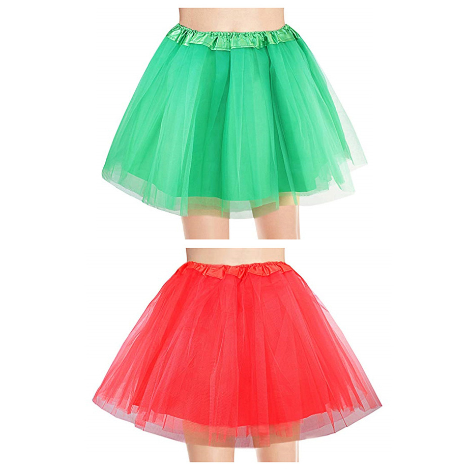 (Freesize) กระโปรงผู้ใหญ่ กระโปรงเด็กโต TUTU มีซับใน รูปที่ 2