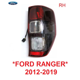 ข้างขวา สีดำ ไฟท้าย FORD RANGER XL XLT 2012 - 2019 ไฟหลัง ฟอร์ด เรนเจอร์ เสื้อไฟท้าย PX T6 WILDTRAK ไฟ ฟอร์ดเรนเจอร