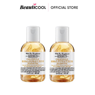 Kiehls แพ็คคู่ !! Calendula Herbal-extraCT toner Alcohol-free 40ml