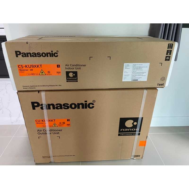 แอร์ PANASONIC ติดผนัง Healthy nanoe™ Inverter 9000 BTU Inverter รุ่น CS-KU9XKT