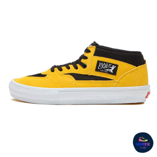 [ของแท้ ส่งฟรี จากไทย] VANS SKATE HALF CAB - BRUCE LEE BLACK/YELLOW