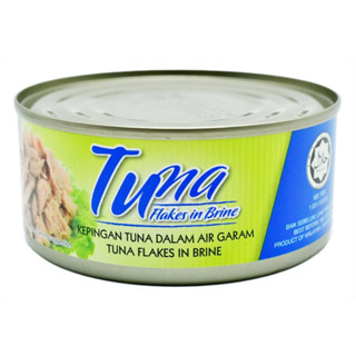 10 Cans Cap Bintang Tuna Flakes in Brine (Kepingan Tuna Dalam Air Garam) 120g