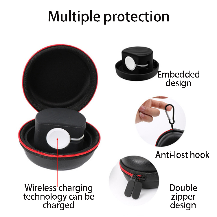 กล่องกล่องเก็บนาฬิกา iwatch/smart watch แบบพกพาแบบซิป เก็บสายชาร์จ กล่องเก็บนาฬิกากันกระแทก