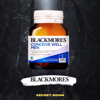 Conceive Men บำรุงอสุจิแข็งแรง เพิ่มปริมาณสเปิรม์ บำรุงผู้ชาย ช่วยมีบุตรง่าย - Blackmores Conceive Well Men (28เม็ด)