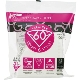 HARIO กระดาษกรองกาแฟ ดริป HARIO V60 01 02 ของแท้จากญี่ปุ่น พร้อมส่ง