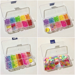 SET BOX DIY ลูกปัดของตกแต่ง Set Box ของตกแต่งรวมใสสำหรับร้อยลูกปัด