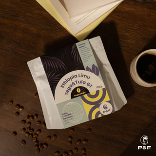 Ethiopia Limu Tega&amp;Tula G1 (Washed Process) ขนาด 150g เมล็ดกาแฟคั่ว Single Origin (คั่วอ่อน) | P&amp;F Coffee พีแอนด์เอฟ