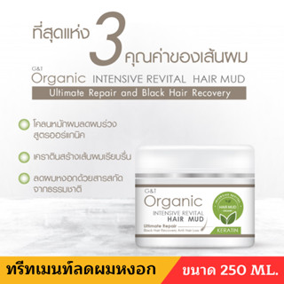 G&amp;T ORGANIC ทรีทเมนท์ลดผมหงอก ทรีทเมนท์ออแกนิค  ขนาด 250ML